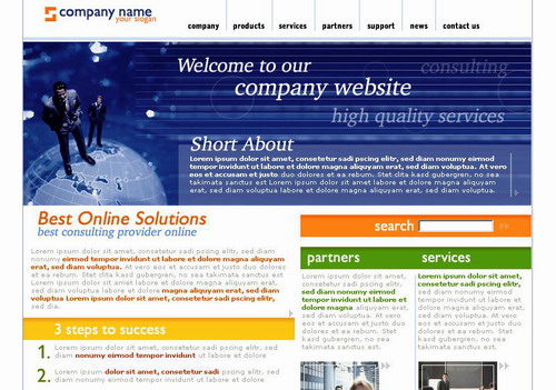 Web Templates - HTML designs, website graphics and web page backgrounds