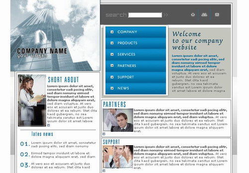 Web Templates - HTML designs, website graphics and web page backgrounds