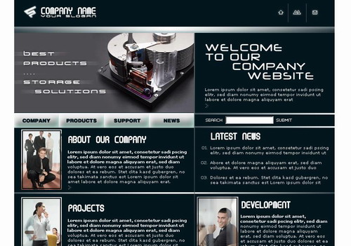 Web Templates - HTML designs, website graphics and web page backgrounds