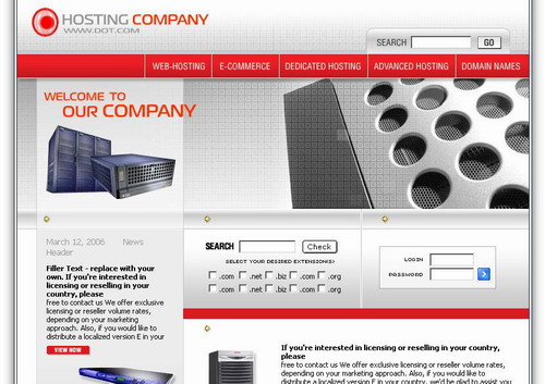 Web Templates - HTML designs, website graphics and web page backgrounds