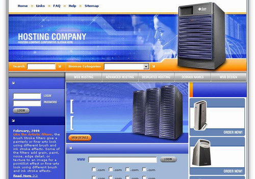Web Templates - HTML designs, website graphics and web page backgrounds
