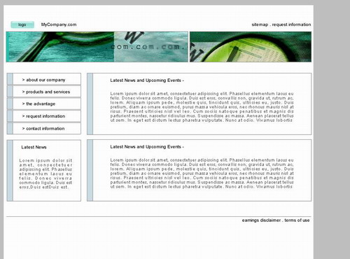 Web Templates - HTML designs, website graphics and web page backgrounds