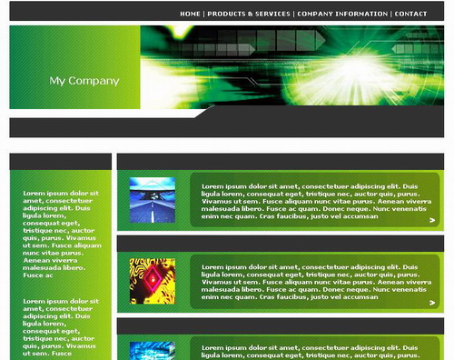 Web Templates - HTML designs, website graphics and web page backgrounds