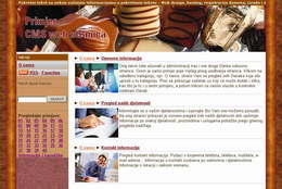 CMS internet stranice - Dizajn broj 39