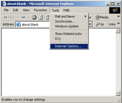 Internet Explorer - Podešavanje