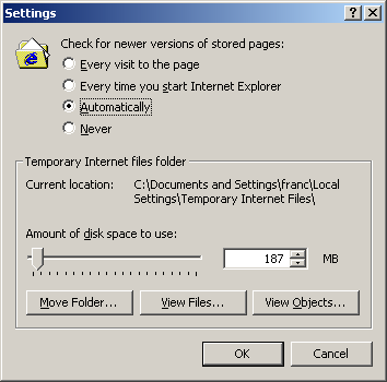 Internet Explorer - Podešavanje