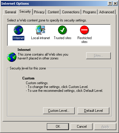 Internet Explorer - Podeavanje