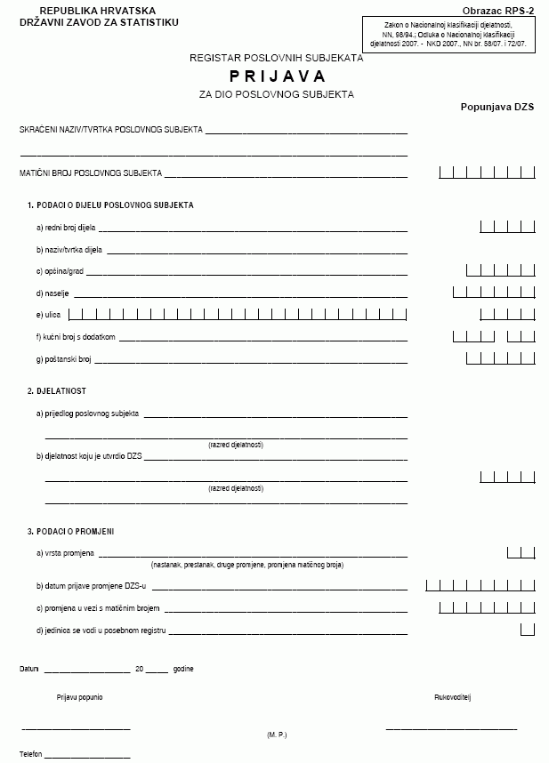 Nacionalna klasifikacija djelatnosti