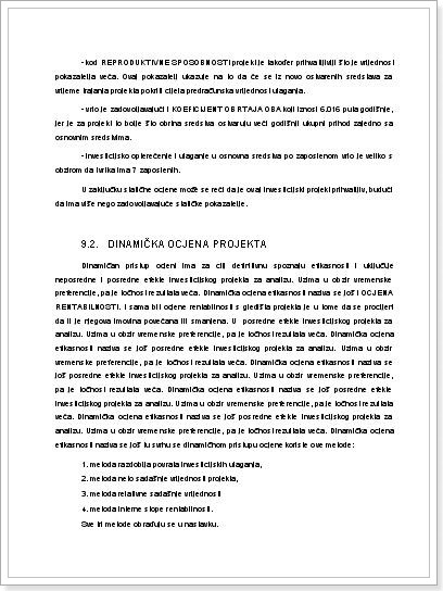 Poslovni plan za poslovne projekte